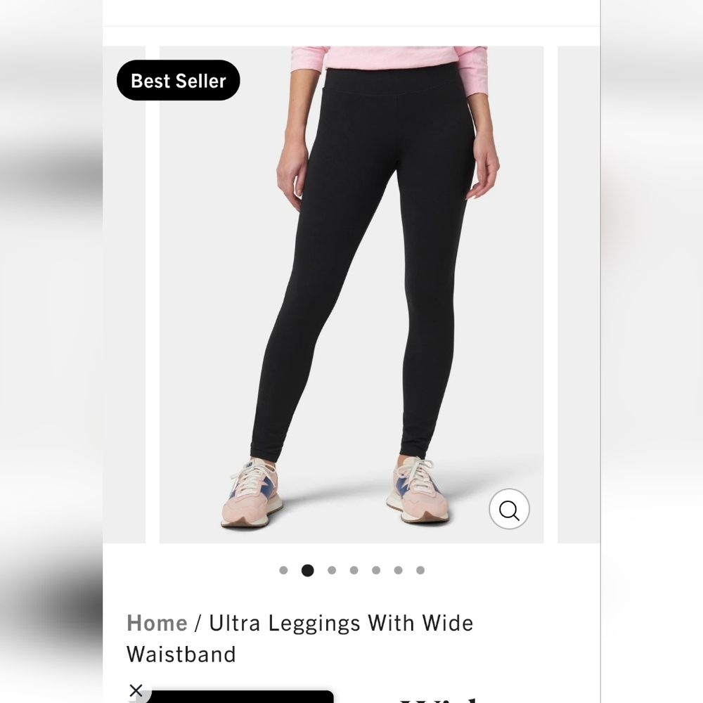 NWT HUE Black Women's Denim Leggings